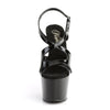 ADORE-730 Plateau Sandaletten Lack Schwarz von Pleaser – Ansicht 2