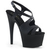 ADORE-730 Plateau Sandaletten Schwarz von Pleaser