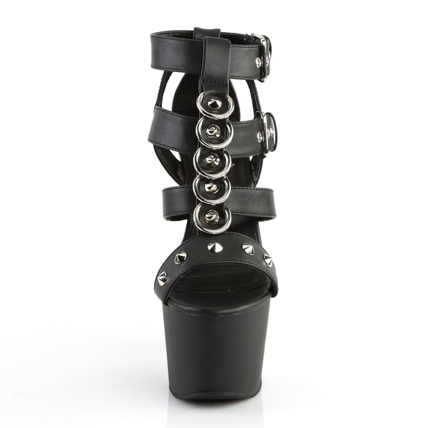 ADORE-758 Plateau Sandaletten Schwarz von Pleaser – Ansicht 2
