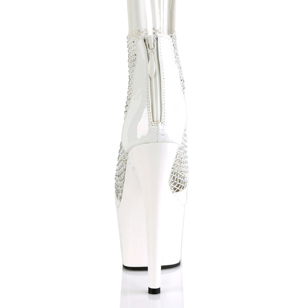 ADORE-765RM Plateau Heels - Weiß von Pleaser – Ansicht 4