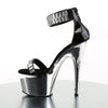 ADORE-769RS Plateau Sandaletten Schwarz von Pleaser – Ansicht 3