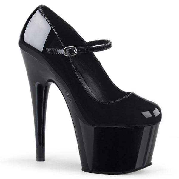 ADORE-787 Plateau Pumps Schwarz von Pleaser
