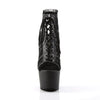 ADORE-796LC Plateau Stiefeletten - Schwarz von Pleaser – Ansicht 2