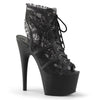 ADORE-796LC Plateau Stiefeletten - Schwarz von Pleaser