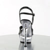 ALLURE-609 Plateau Sandaletten Schwarz/Transparent von Pleaser – Ansicht 4