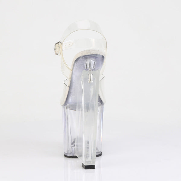 AMAZE-808 Plateau Sandaletten/Transparent von Pleaser – Ansicht 4