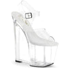 AMAZE-808 Plateau Sandaletten/Transparent von Pleaser