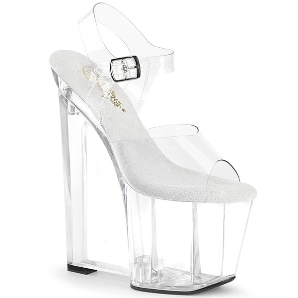 AMAZE-808 Plateau Sandaletten/Transparent von Pleaser