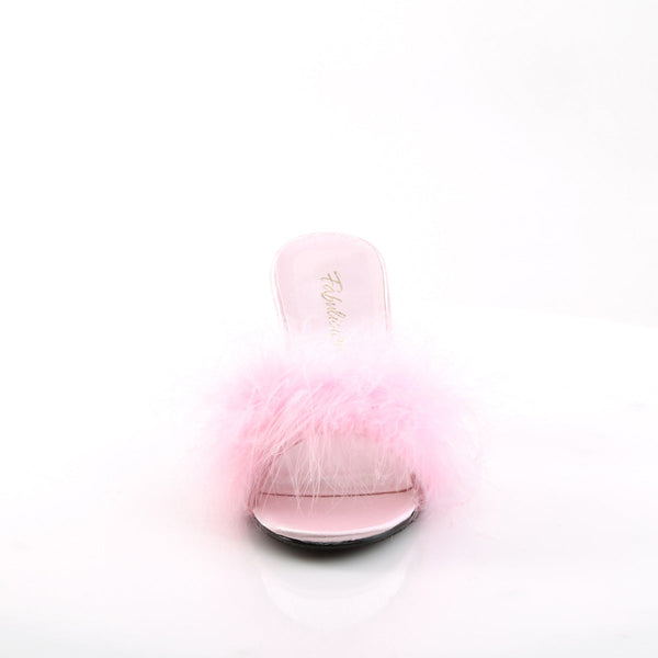 AMOUR-03 Pantoletten von Baby Pink | Fabulicious – Ansicht 2