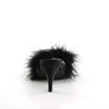 AMOUR-03 Pantoletten Schwarz von Fabulicious – Ansicht 4