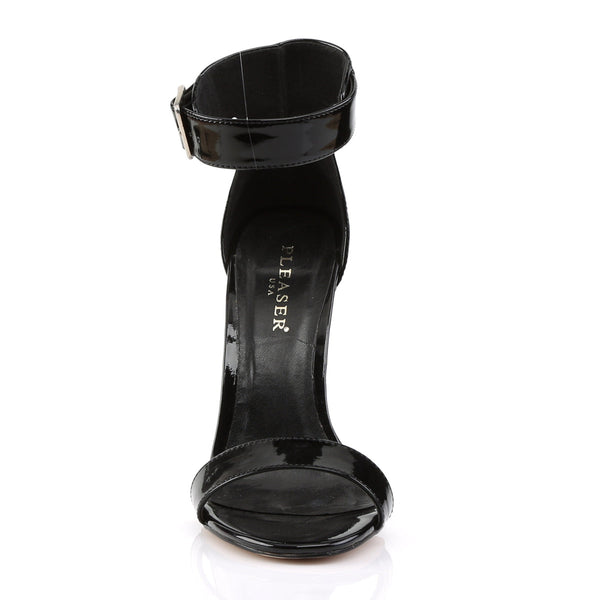 AMUSE-10 Sandaletten Schwarz Lack von Pleaser – Ansicht 2