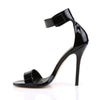 AMUSE-10 Sandaletten Schwarz Lack von Pleaser – Ansicht 3
