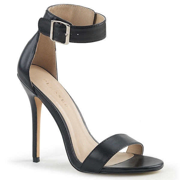 AMUSE-10 Sandaletten Schwarz Matt von Pleaser