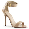 AMUSE-10 Sandaletten Lack Creme von Pleaser
