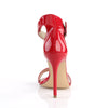 AMUSE-10 Sandaletten Rot Lack von Pleaser – Ansicht 4