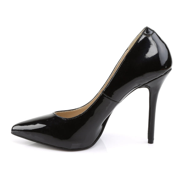 AMUSE-20 Pumps Lack Schwarz von Pleaser – Ansicht 3
