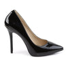 AMUSE-20 Pumps Lack Schwarz von Pleaser – Ansicht 5