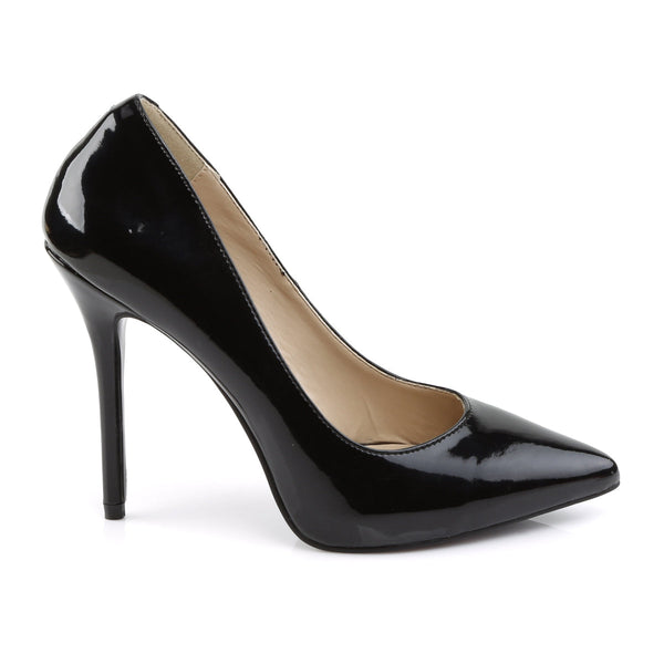 AMUSE-20 Pumps Lack Schwarz von Pleaser – Ansicht 5