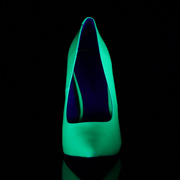AMUSE-20 Pumps Neon Grün Lack UV von Pleaser – Ansicht 2