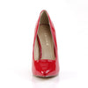 AMUSE-20 Pumps Lack Rot von Pleaser – Ansicht 2
