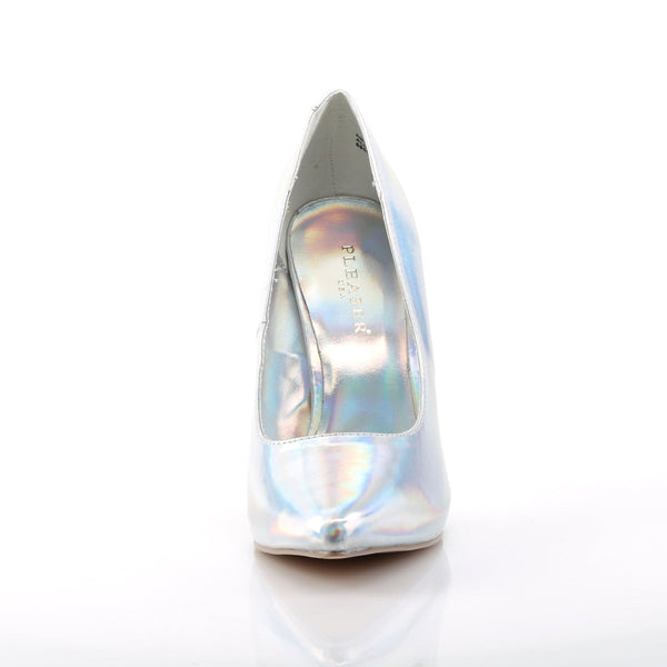 AMUSE-20 Pumps Silber Hologramm von Pleaser – Ansicht 2