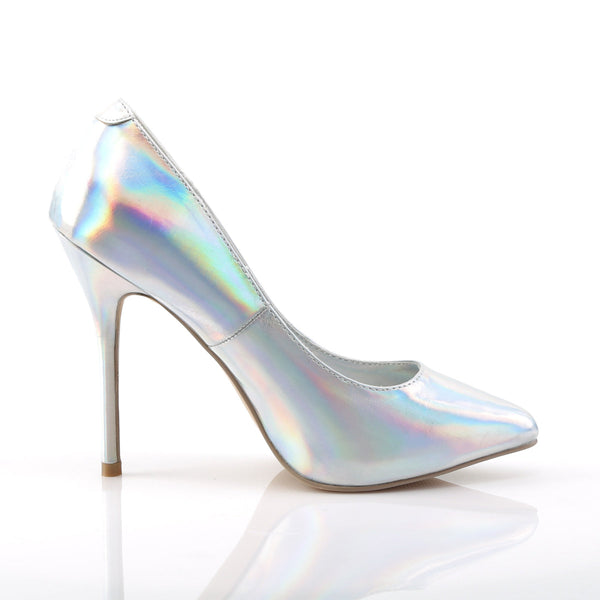 AMUSE-20 Pumps Silber Hologramm von Pleaser – Ansicht 5