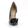 AMUSE-22 Pumps Lack Schwarz von Pleaser – Ansicht 2