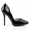 AMUSE-22 Pumps Lack Schwarz von Pleaser – Ansicht 5