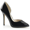 AMUSE-22 Pumps Lack Schwarz von Pleaser