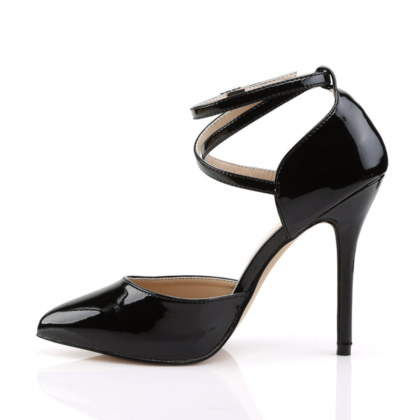 AMUSE-25 Pumps Lack Schwarz von Pleaser – Ansicht 3