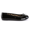 ANNA-01 Ballerina Schuhe Schwarz Lack Leo von Pleaser Pink Label – Ansicht 5