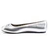 ANNA-01 Ballerina Schuhe Silber von Pleaser Pink Label – Ansicht 3