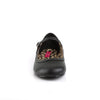 ANNA-02 Ballerina Schuhe mit Riemchen Schwarz Matt Leo | Pleaser Pink Label SALE