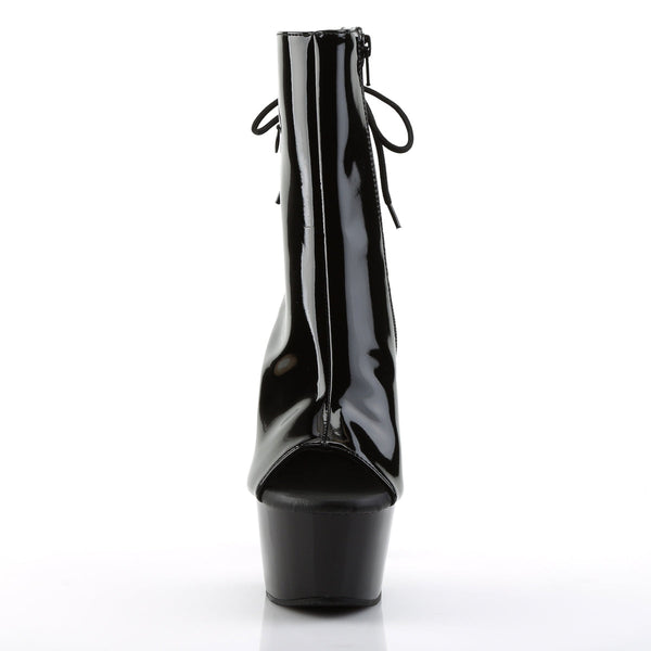 ASPIRE-1018 Plateau Stiefeletten Schwarz Lack von Pleaser – Ansicht 2