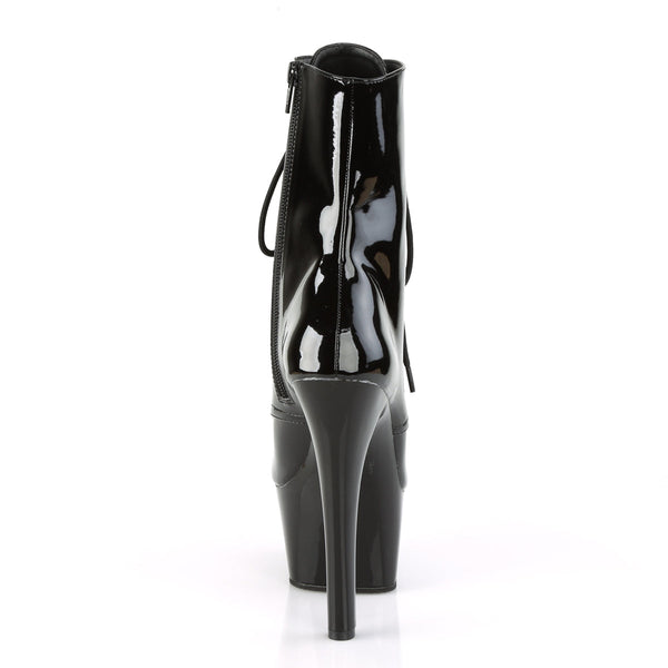 ASPIRE-1020 Plateau Stiefeletten Schwarz Lack von Pleaser – Ansicht 4