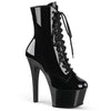 ASPIRE-1020 Plateau Stiefeletten Schwarz Lack von Pleaser