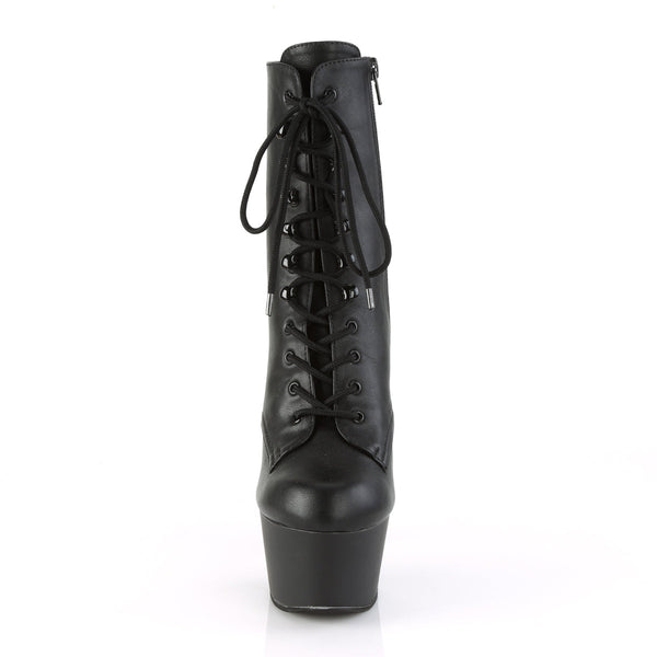 ASPIRE-1020 Plateau Stiefeletten Schwarz Matt von Pleaser – Ansicht 2