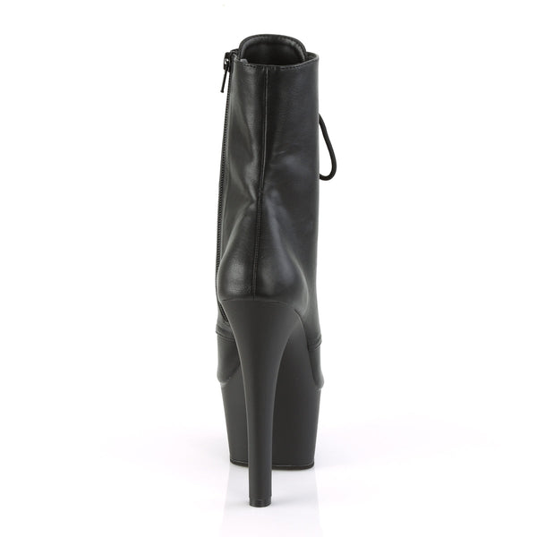 ASPIRE-1020 Plateau Stiefeletten Schwarz Matt von Pleaser – Ansicht 4