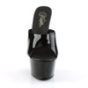 ASPIRE-601 Plateau Pantoletten Lack Schwarz von Pleaser – Ansicht 2