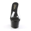 ASPIRE-601 Plateau Pantoletten Transparent/Schwarz von Pleaser – Ansicht 2