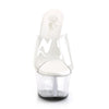 ASPIRE-601 Plateau Pantoletten Transparent von Pleaser – Ansicht 2