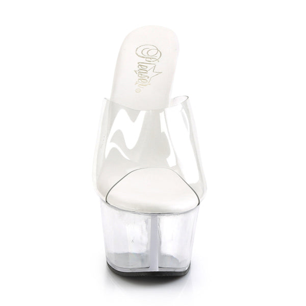 ASPIRE-601 Plateau Pantoletten Transparent von Pleaser – Ansicht 2