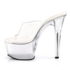 ASPIRE-601 Plateau Pantoletten Transparent von Pleaser – Ansicht 3