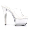 ASPIRE-601 Plateau Pantoletten Transparent von Pleaser – Ansicht 5