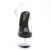 ASPIRE-608 Plateau Sandaletten Schwarz/Transparent von Pleaser – Ansicht 2