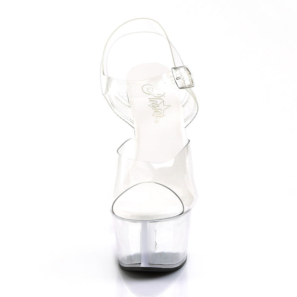 ASPIRE-608 Plateau Sandaletten transparent von Pleaser – Ansicht 2