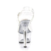 ASPIRE-608 Plateau Sandaletten transparent von Pleaser – Ansicht 4