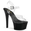 ASPIRE-608 Plateau Sandaletten Schwarz von Pleaser