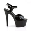 ASPIRE-609 Plateau Sandaletten Lack Schwarz von Pleaser – Ansicht 5