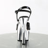 ASPIRE-609 Plateau Sandaletten Schwarz/Chrom von Pleaser – Ansicht 4